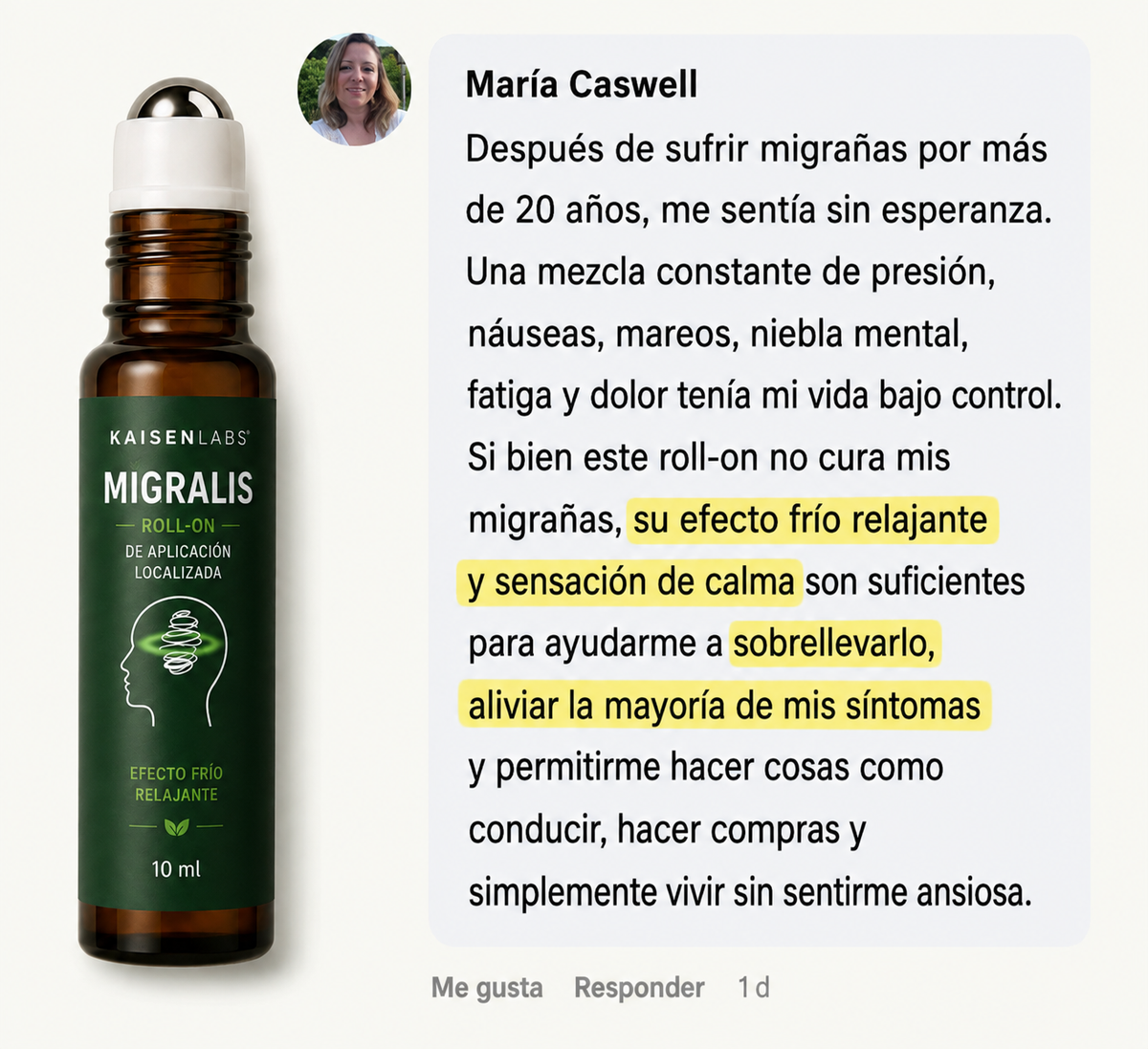 Migralis® | Roll-On de Frío Localizado
